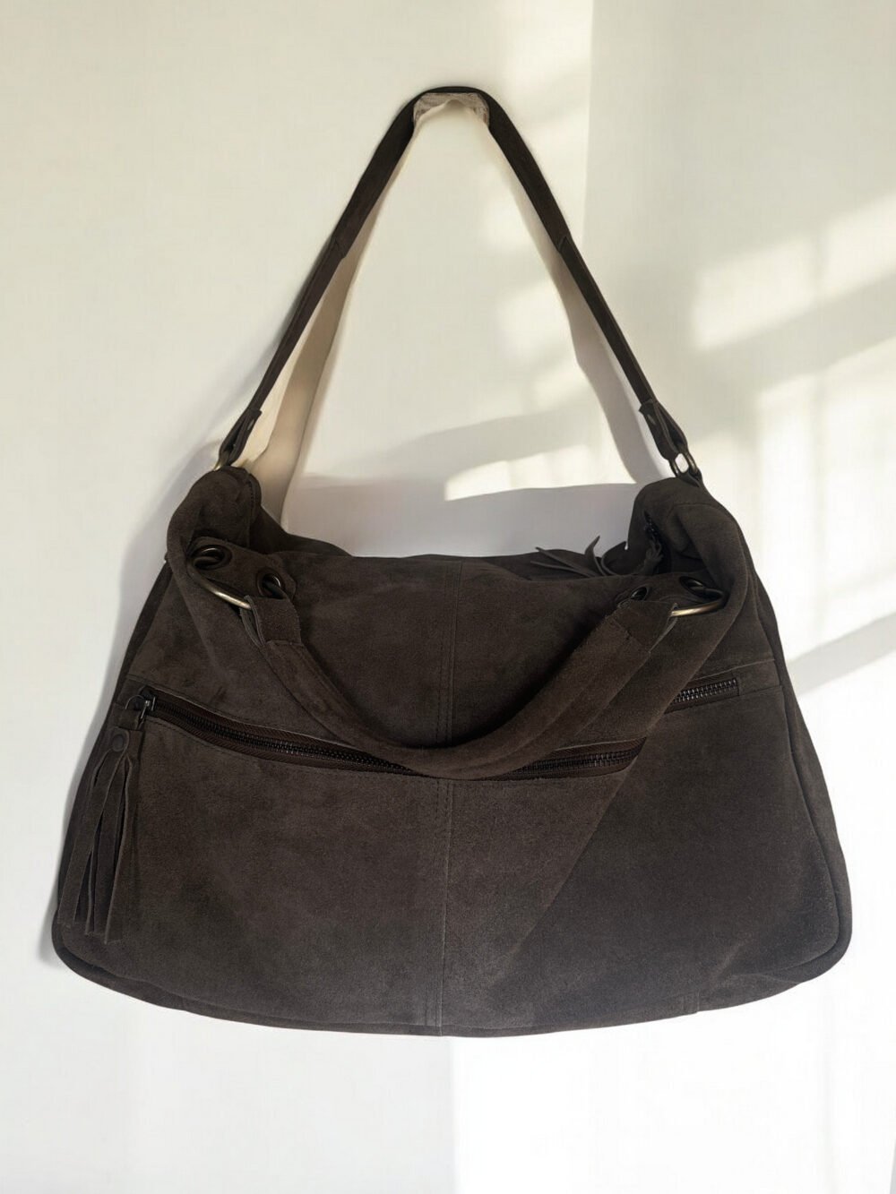 Maymith Luxe Suede Carryall – Effortless Chic, Everyday Essential - Image 2