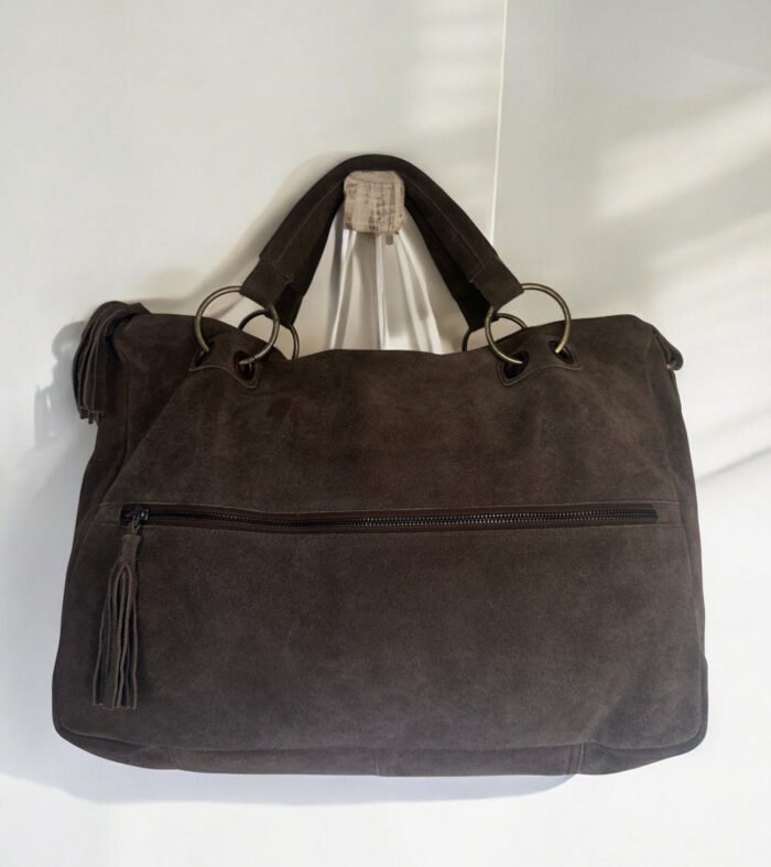 Maymith Luxe Suede Carryall – Effortless Chic, Everyday Essential