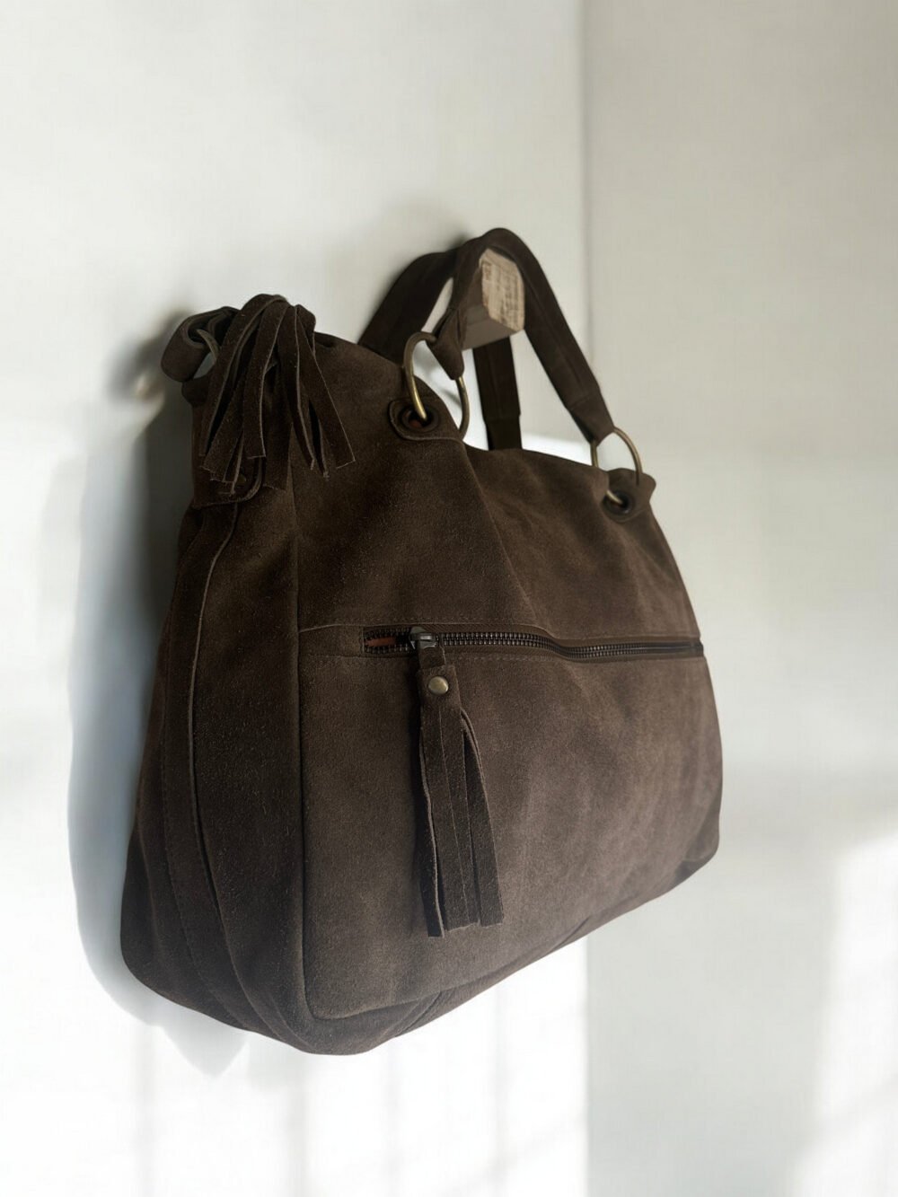 Maymith Luxe Suede Carryall – Effortless Chic, Everyday Essential - Image 3