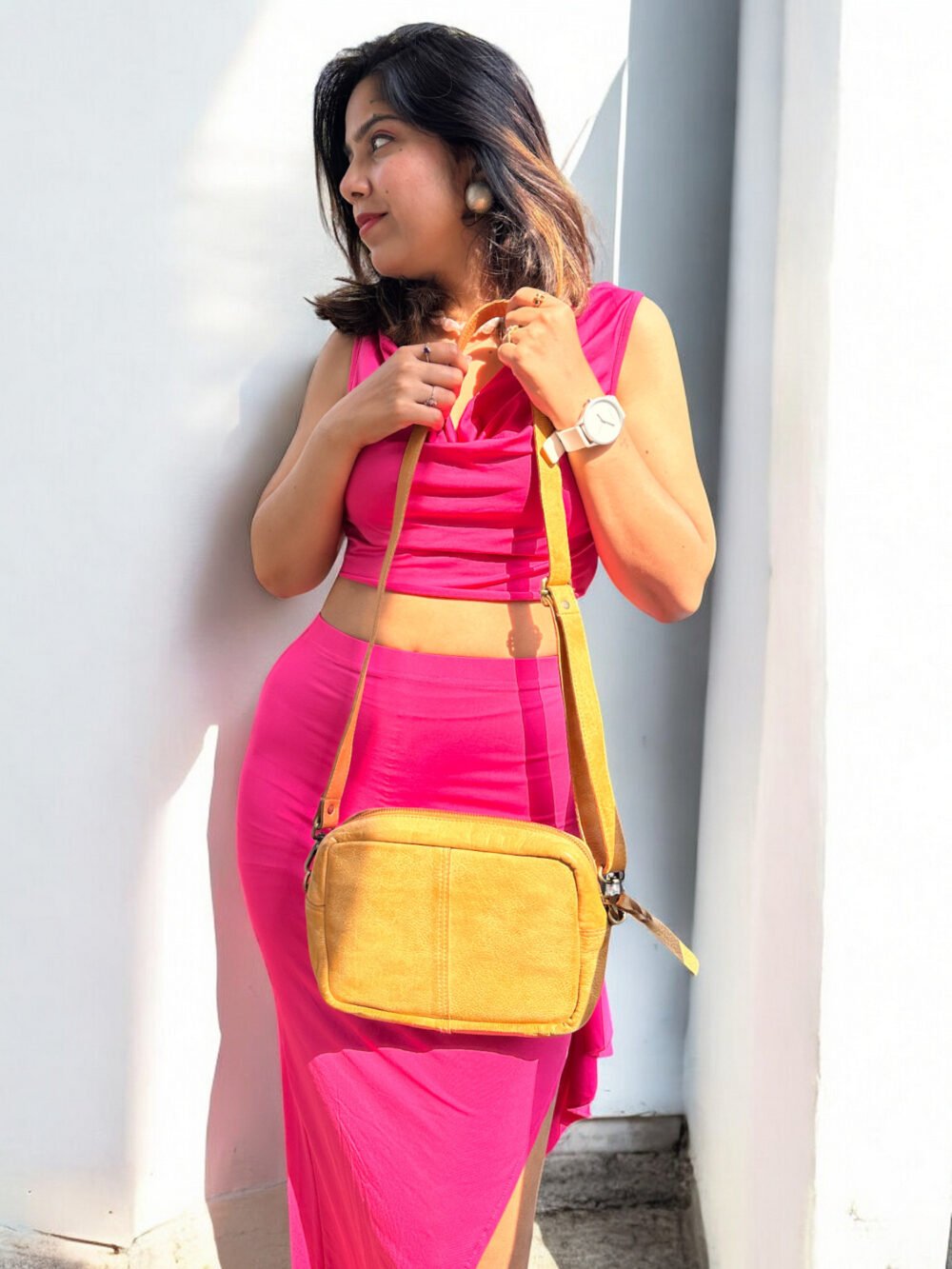Maymith Classic Leather Crossbody – Effortless Style, Everyday Ease - Image 3