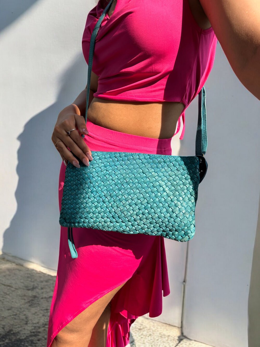 Maymith Woven Elegance Crossbody – The Perfect Blend of Style & Function - Image 2