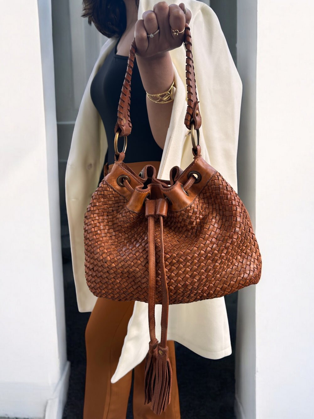 Maymith Luxe Braided Bucket Bag – Artisanal Craft, Everyday Elegance - Image 6
