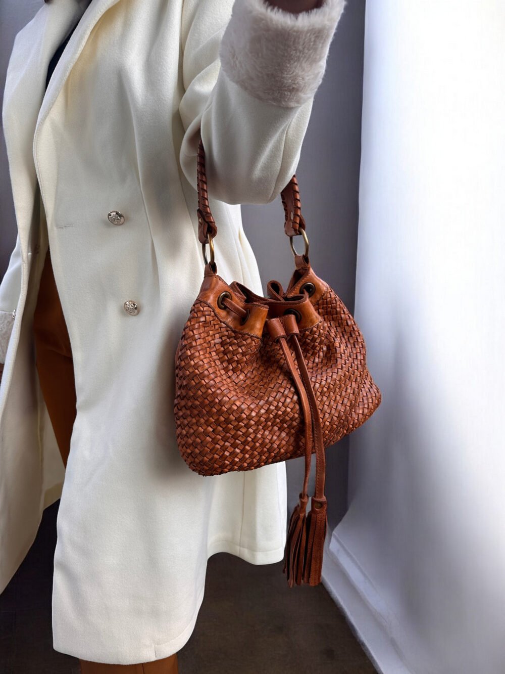 Maymith Luxe Braided Bucket Bag – Artisanal Craft, Everyday Elegance - Image 5