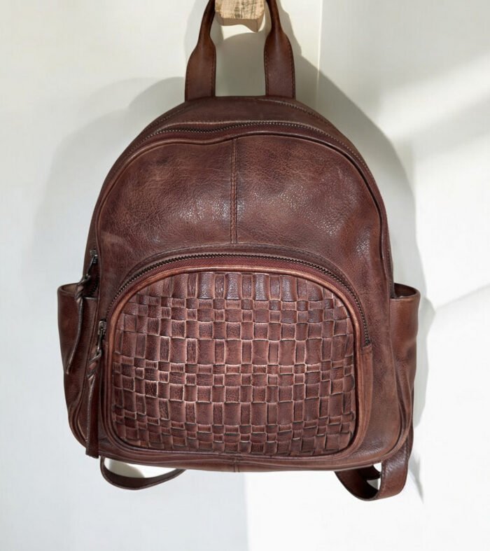 Maymith Vintage Woven Backpack – Classic Craftsmanship Meets Everyday Functionality