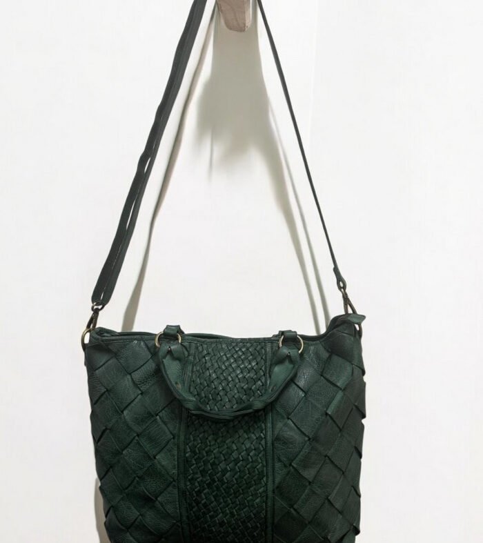 Maymith Emerald Woven Tote – A Statement of Luxury & Craft