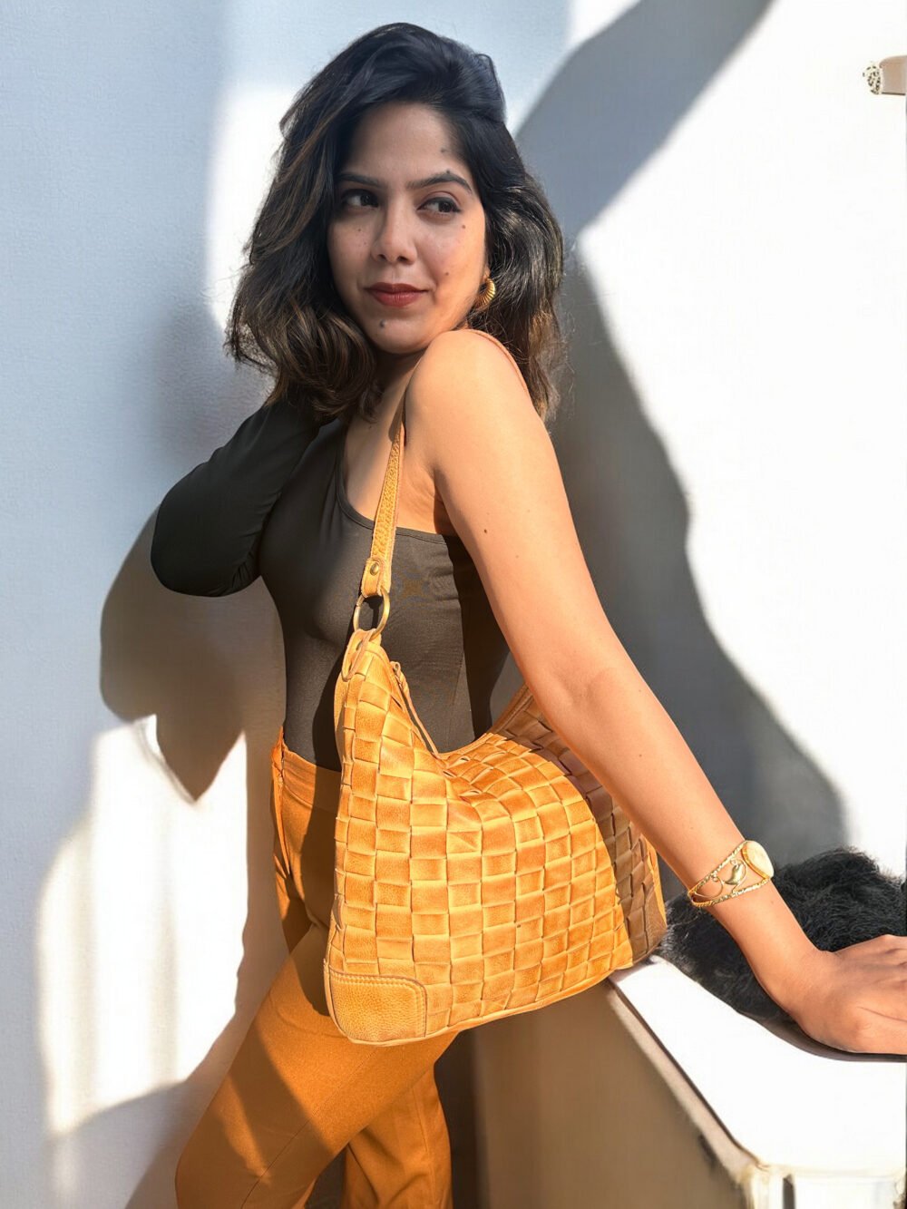 Maymith Woven Luxe Hobo – Artistry Meets Everyday Elegance - Image 3