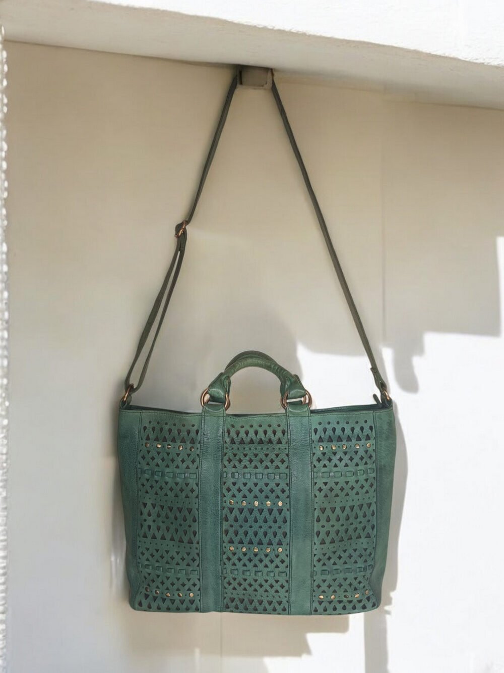 Maymith Jade Luxe Tote Bag – Bold Elegance, Everyday Function
