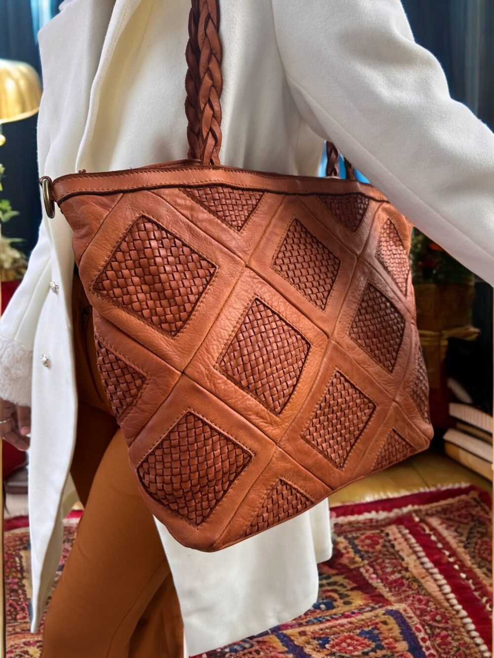 Maymith Luxe Woven Tote – Timeless Craft, Endless Style - Image 6