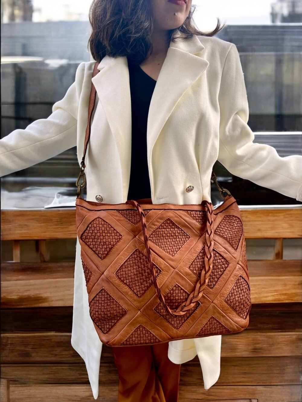Maymith Luxe Woven Tote – Timeless Craft, Endless Style - Image 7