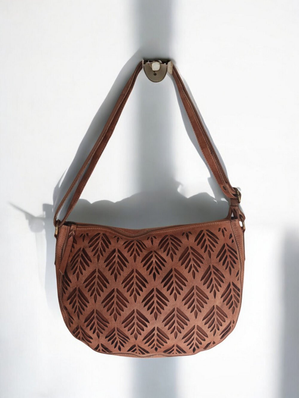 Maymith Terra Cutout Shoulder Bag – Earthy Charm, Effortless Style