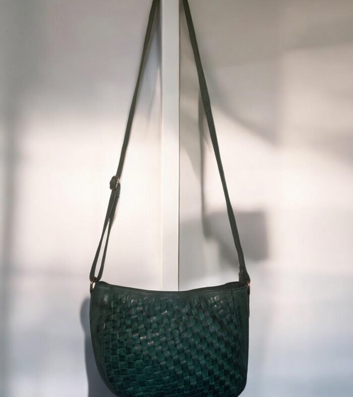 Maymith Emerald Woven Sling – Effortless Charm, Timeless Style