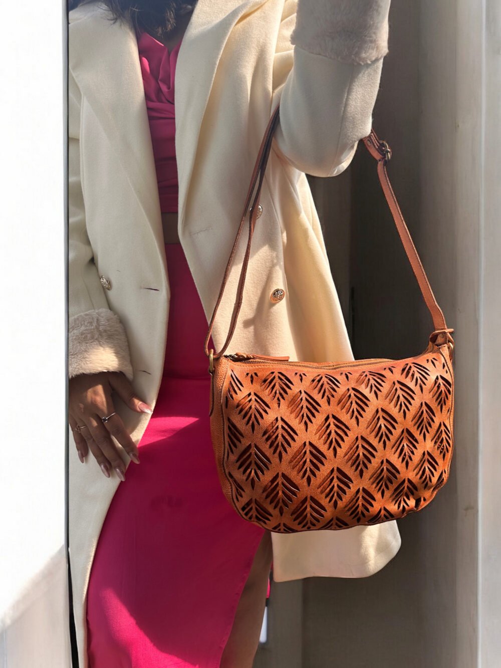 Maymith Terra Cutout Shoulder Bag – Earthy Charm, Effortless Style - Image 7