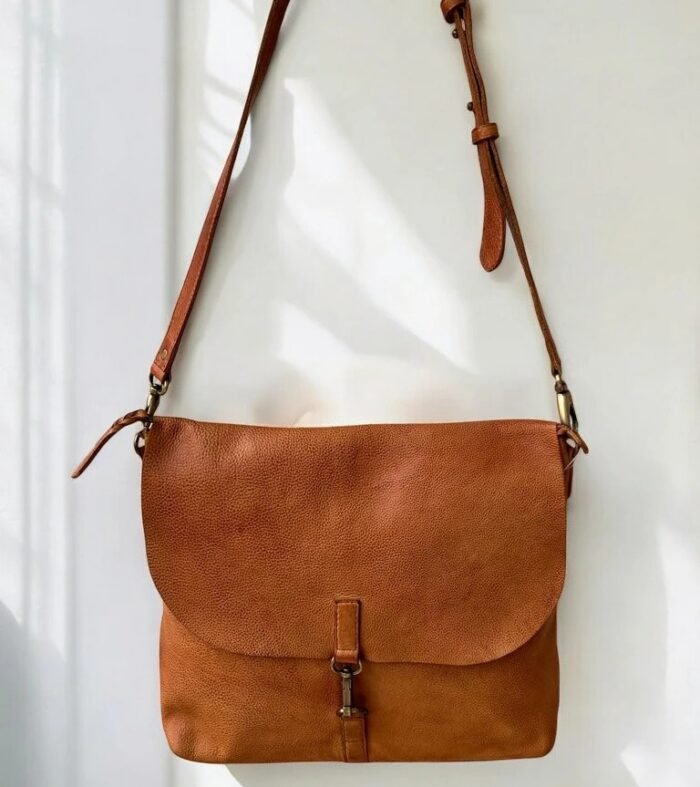 Maymith Elegance Tan Crossbody | Stylish & Durable for Office & Daily Use